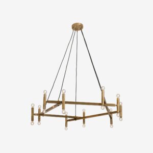 Nordal - Lysekrone til 20 lys - messing - Ø142 Ã H120 cm